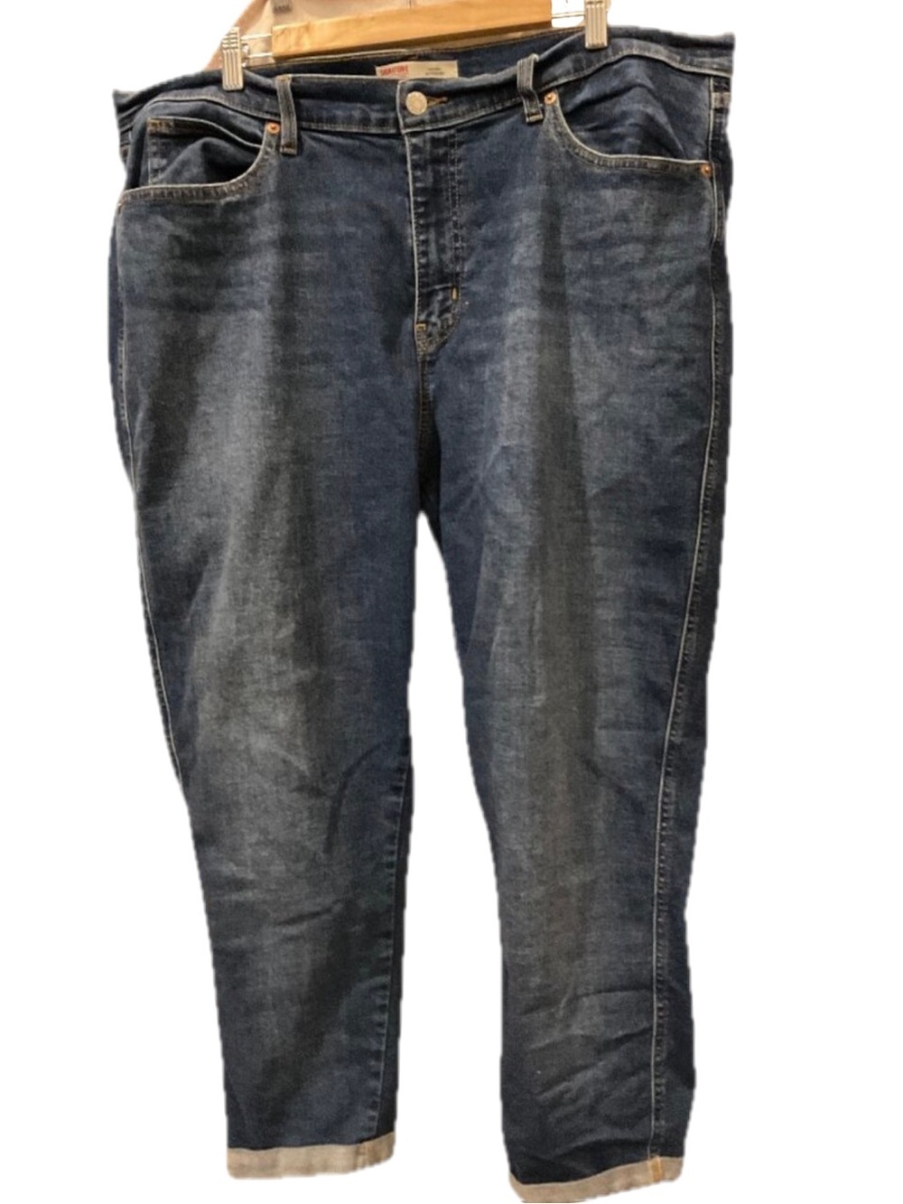 Signature by Levi Strauss Heritage Boyfriend Jeans | Medium Wash | Size 18 W34 |